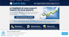 Desktop Screenshot of cashinsolos.com